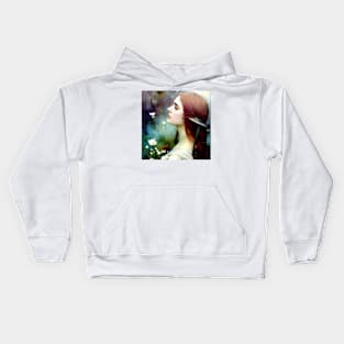 Beautiful Girl 56 Kids Hoodie